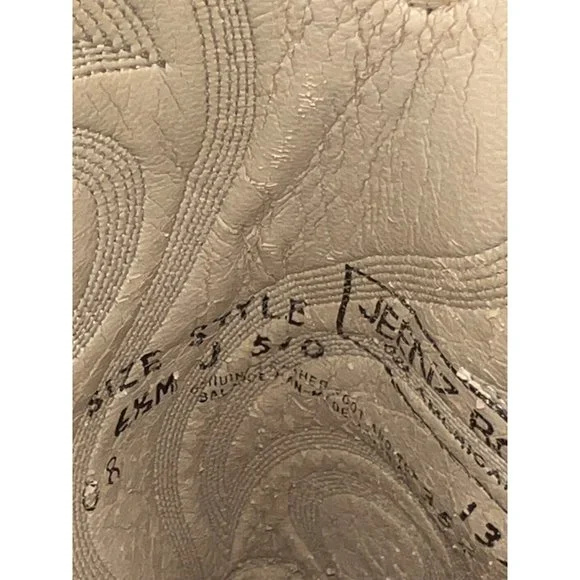 Vintage 70's Jeenz Boots Capezio Black Leather Size 6.5 - Picture 8 of 8